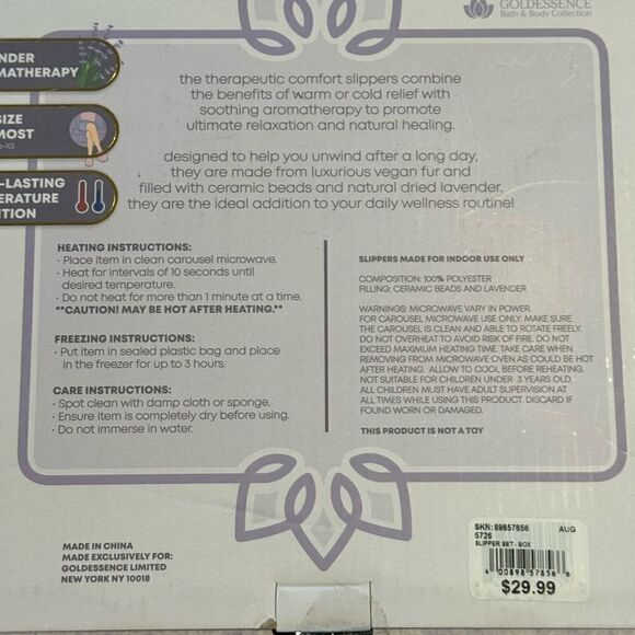 Goldessence Hot & cold therapeutic comfort slippers - Picture 6 of 8